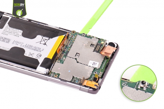 Guide photos remplacement haut-parleur interne Xperia XA  (Etape 12 - image 1)