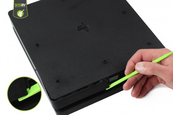 Guide photos remplacement câble de liaison de l'alimentation Playstation 4 Slim (Etape 1 - image 2)