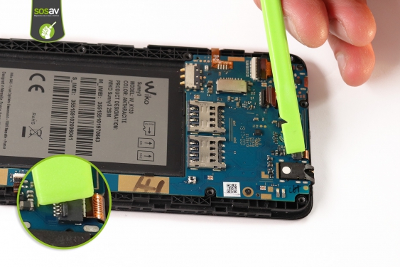 Guide photos remplacement haut-parleur Wiko Sunny 3 (Etape 12 - image 2)