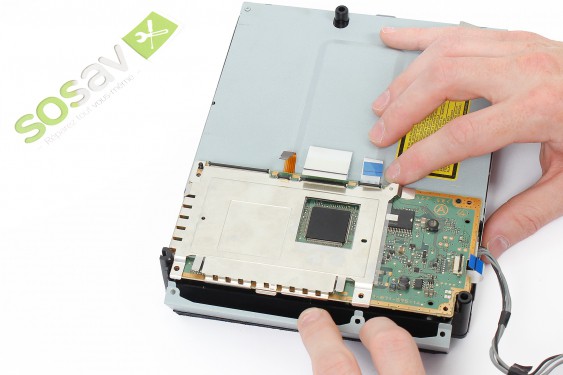 Guide photos remplacement lentille (bloc optique avec chariot) Playstation 3 Fat (Etape 23 - image 3)