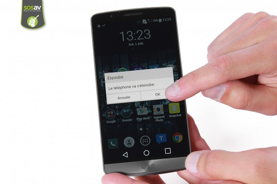 Guide photos remplacement châssis interne complet G3 (Etape 1 - image 3)