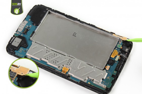 Guide photos remplacement nappe boutons power et volume Galaxy Tab 3 7" (Etape 13 - image 1)