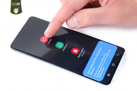 Guide photos remplacement caméra avant Galaxy S20 (Etape 1 - image 2)