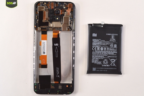 Guide photos remplacement  ecran nu Redmi Note 9T (Etape 10 - image 2)