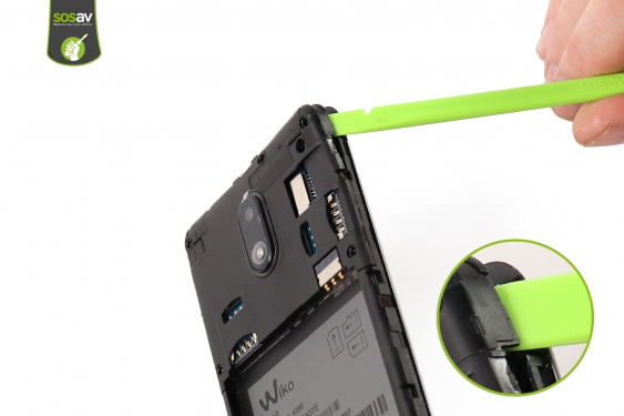 Guide photos remplacement haut-parleur interne Wiko Jerry 3 (Etape 6 - image 3)