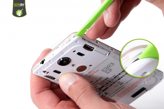 Guide photos remplacement caméra arrière Wiko Upulse Lite (Etape 4 - image 2)