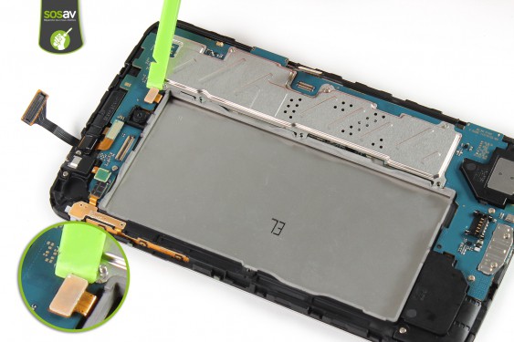 Guide photos remplacement nappe bouton home Galaxy Tab 3 7" (Etape 14 - image 1)