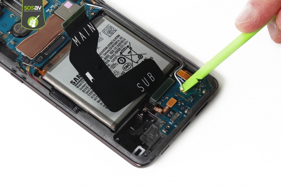 Guide photos remplacement câbles d'interconnexion Galaxy A80 (Etape 14 - image 2)