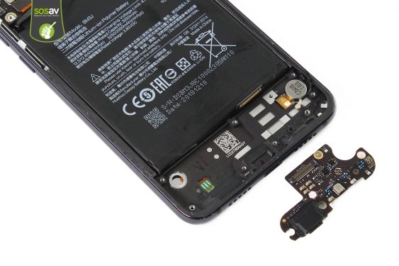 Guide photos remplacement connecteur de charge Xiaomi Mi 8 Lite (Etape 16 - image 1)