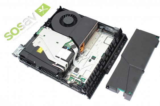 Guide photos remplacement nappe de liaison du lecteur blu-ray Playstation 4 (Etape 12 - image 4)