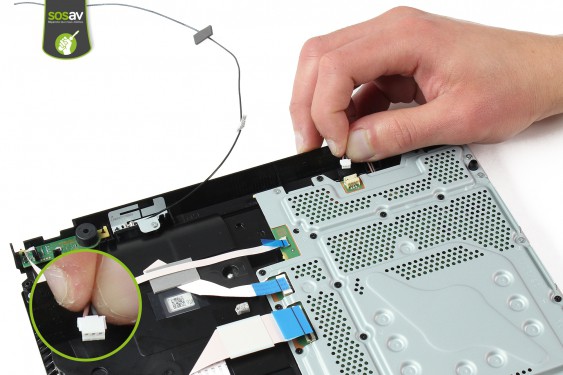 Guide photos remplacement câble de liaison de l'alimentation Playstation 4 Slim (Etape 29 - image 4)