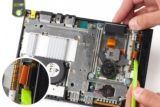 Guide photos remplacement lentille laser Playstation 2 Slim (Etape 5 - image 2)