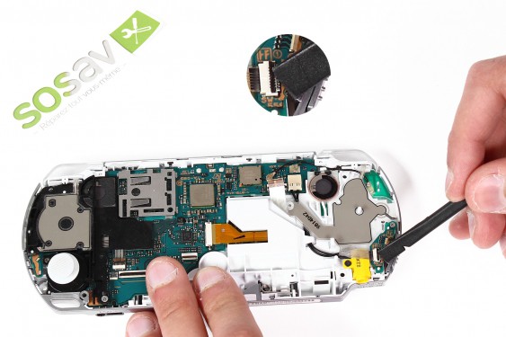 Guide photos remplacement haut-parleur droit PSP 3000 (Etape 14 - image 2)