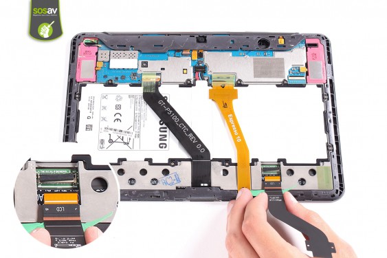 Guide photos remplacement nappe de liaison de l'écran lcd  (Etape 7 - image 4)