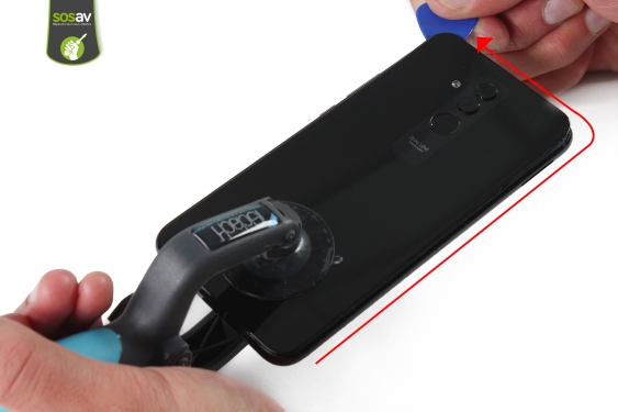 Guide photos remplacement nappe de liaison connecteur de charge Huawei Mate 20 Lite (Etape 7 - image 1)