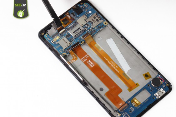 Guide photos remplacement haut-parleur interne Wiko Rainbow Up 4G (Etape 20 - image 1)