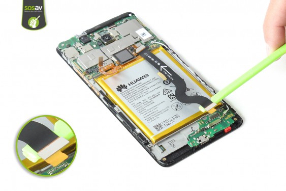 Guide photos remplacement nappe de liaison connecteur de charge  (Etape 18 - image 2)