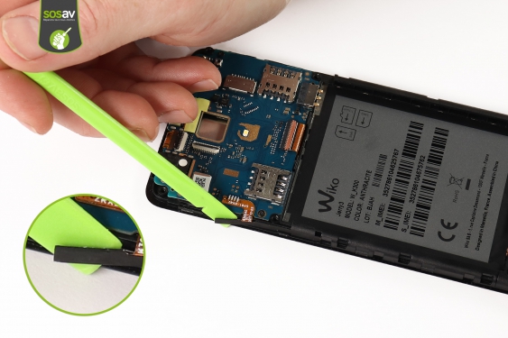 Guide photos remplacement haut-parleur interne Wiko Jerry 3 (Etape 11 - image 2)