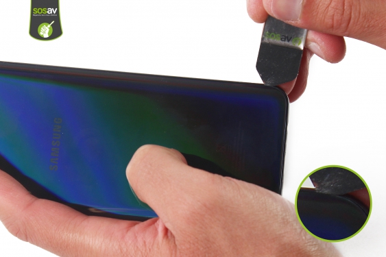 Guide photos remplacement batterie Galaxy A50 (Etape 5 - image 1)