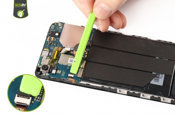 Guide photos remplacement nappe power & volume Wiko View Max (Etape 11 - image 1)