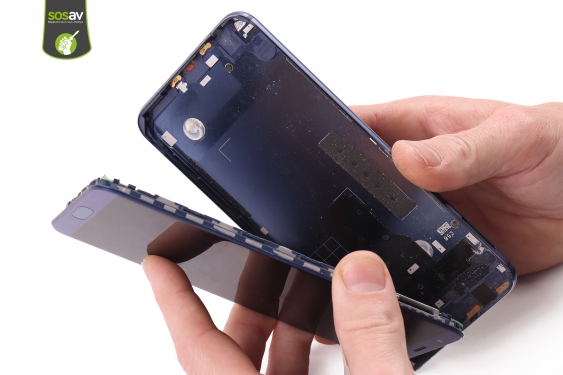 Guide photos remplacement haut-parleur interne Honor View 10 (Etape 5 - image 4)