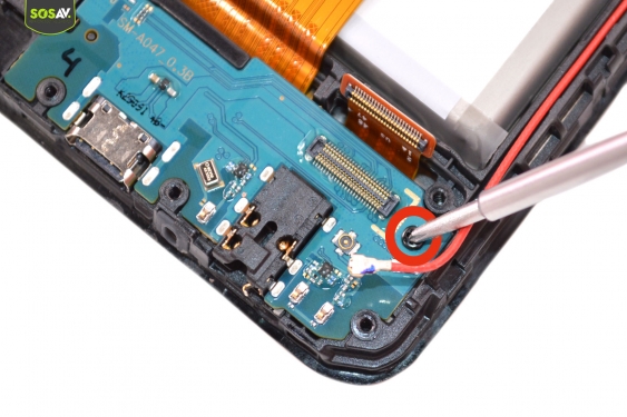 Guide photos remplacement haut parleur externe Galaxy A04s (Etape 9 - image 3)