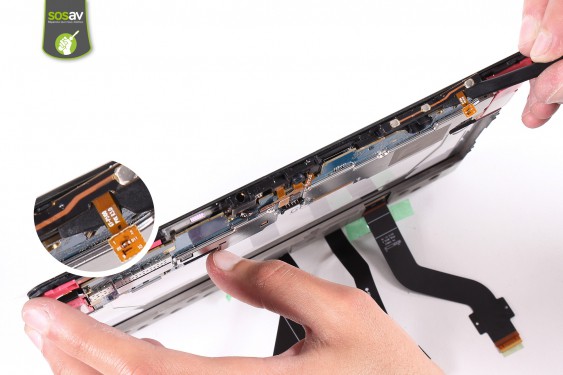 Guide photos remplacement nappe bouton power et volume  (Etape 17 - image 2)