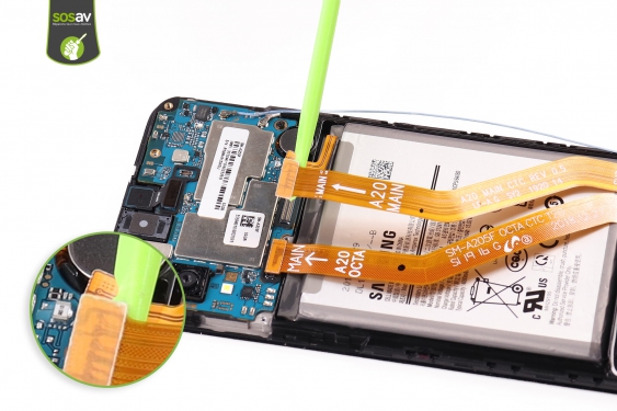 Guide photos remplacement haut-parleur interne Galaxy A20 (Etape 15 - image 4)