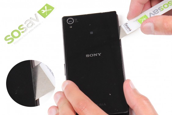 Guide photos remplacement câble d'interconnexion de l'antenne wifi Xperia Z1 (Etape 2 - image 3)