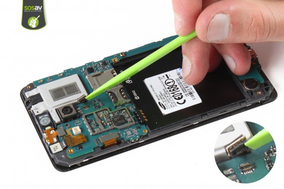 Guide photos remplacement haut-parleur externe / prise jack Samsung Galaxy Grand Prime (Etape 11 - image 2)