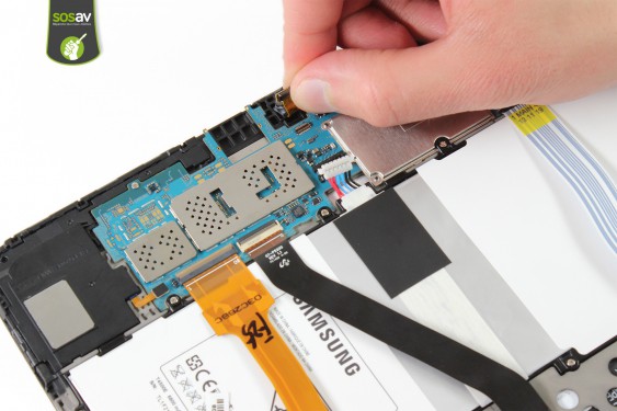 Guide photos remplacement haut-parleur droit / prise jack / antenne wifi Galaxy Tab 3 10.1 (Etape 16 - image 1)