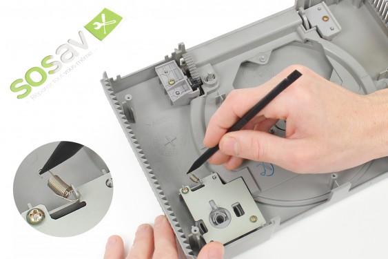 Guide photos remplacement bouton open Playstation (Etape 4 - image 4)
