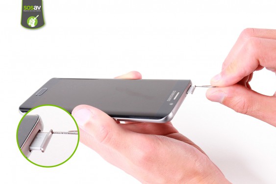 Guide photos remplacement caméra avant Samsung Galaxy S6 Edge + (Etape 2 - image 2)