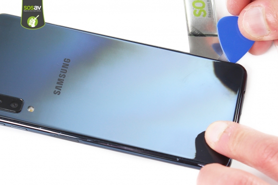 Guide photos remplacement câbles d'interconnexion wifi / gsm Galaxy A7 (2018) (Etape 5 - image 3)