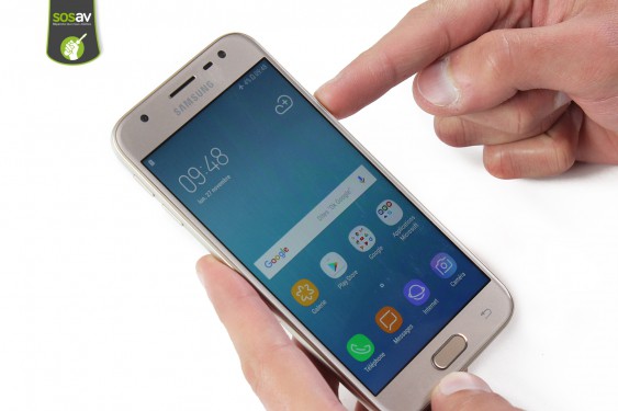 Guide photos remplacement bouton home  (Etape 1 - image 1)