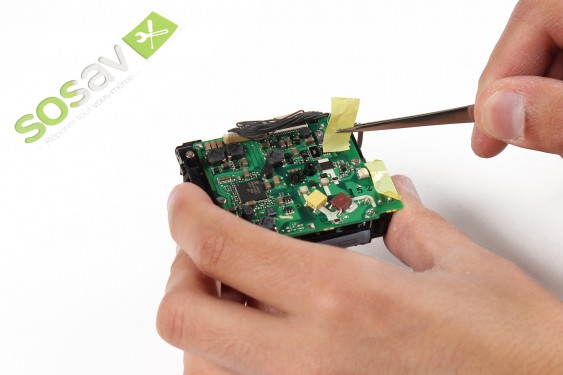 Guide photos remplacement nappe de contact poignée batterie Canon EOS 1000D / Rebel XS / Kiss F (Etape 53 - image 2)