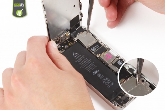 Guide photos remplacement ecran complet assemblé iPhone 5S (Etape 6 - image 1)