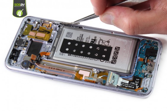 Guide photos remplacement nappe bouton volume Samsung Galaxy S8+ (Etape 24 - image 2)