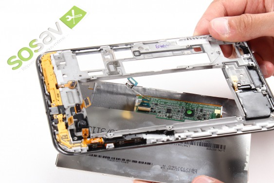 Guide photos remplacement nappe de liaison de l'écran lcd Samsung Galaxy Tab 2 7" (Etape 24 - image 4)