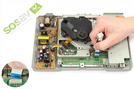 Guide photos remplacement nappe bloc manettes + cartes mémoire Playstation (Etape 8 - image 3)