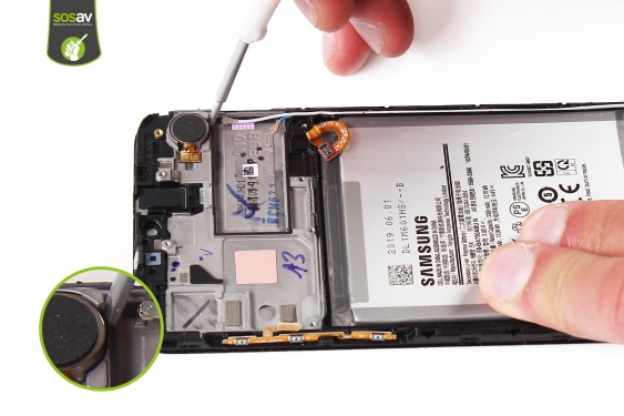 Guide photos remplacement ecran complet (lcd + châssis) Galaxy A10 (Etape 22 - image 1)