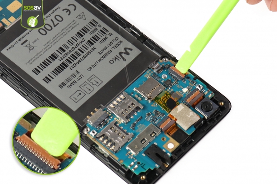 Guide photos remplacement ecran Wiko Rainbow Lite 4G  (Etape 12 - image 1)