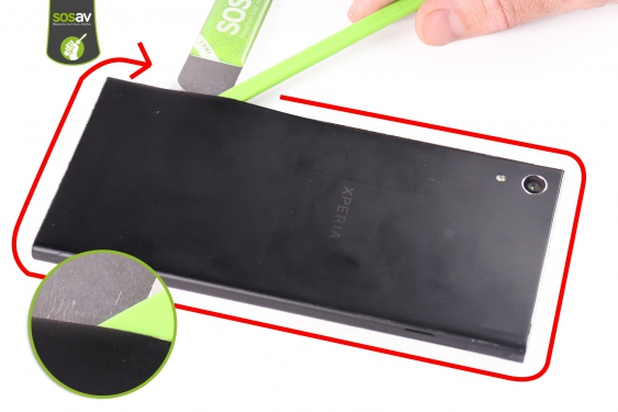 Guide photos remplacement prise jack  Xperia XA1 Ultra (Etape 3 - image 1)