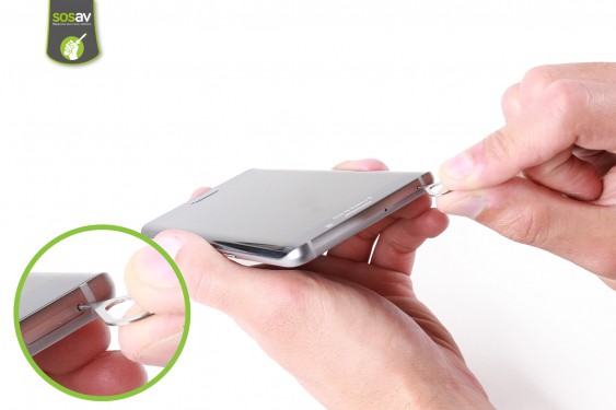 Guide photos remplacement caméra avant Samsung Galaxy S6 Edge + (Etape 2 - image 1)