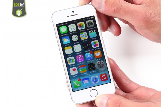 Guide photos remplacement ecran complet assemblé iPhone 5S (Etape 1 - image 1)