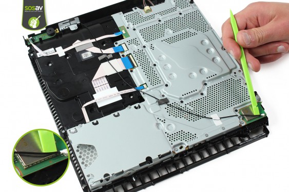 Guide photos remplacement câble de liaison de l'alimentation Playstation 4 Slim (Etape 24 - image 1)