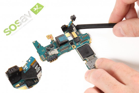 Guide photos remplacement caméra avant + capteur de proximité et luminosité  (Etape 25 - image 3)