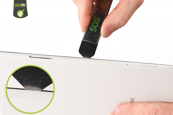 Guide photos remplacement nappe de liaison du connecteur de charge Galaxy Tab A 10,5 (2018) (Etape 2 - image 1)