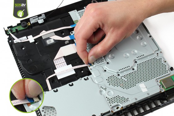 Guide photos remplacement câble de liaison de l'alimentation Playstation 4 Slim (Etape 27 - image 1)