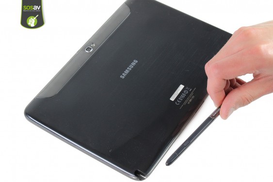 Guide photos remplacement haut-parleur droit Galaxy Note 10.1 (Etape 2 - image 3)